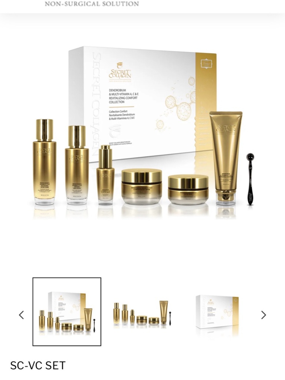 Secret Collagen Dendrobium & Multi-Vitamin Comfort Skincare Set - Brand New - Picture 2 of 8
